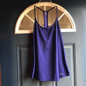 Large Under Armour purple sports tank top